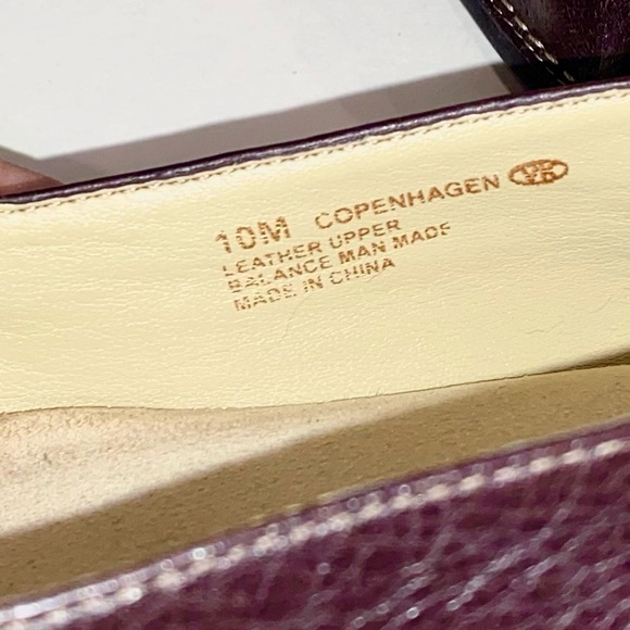 Aerosoles Women's Copenhagen Burgundy Brown Leather Flats Comfort Soles Size 10 - Picture 10 of 11